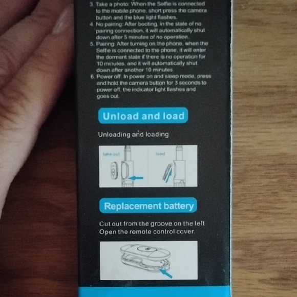 Q07 Bluetooth Integrated Selfie Stick 5/$20 - Picture 5 of 10